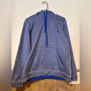 Adidas Blue  ClimaWarm Hooded Sweatshirt